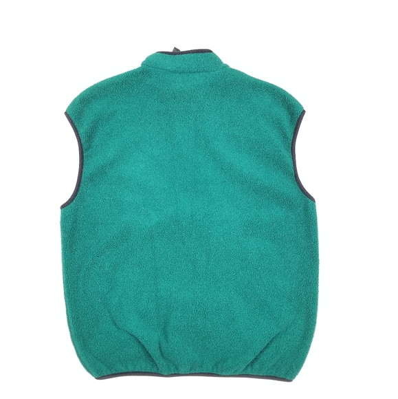 VTG 90's 80's Made in USA The North Face Zip Up Fleece Green Vest - Picture 3 of 8